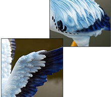 LSHAOBO Egret Sculpture, Outdoor Courtyard Garden Decoration, Animal Crafts, 26X27x68cm, Fiberglass Material(Color:A)