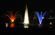 Kasco 3/4HP J Series Aerating Pond Fountain with LED Lighting Red/Blue/Green