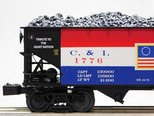 M.T.H. Electric Trains Lionel Cambria & Indiana Die-Cast Twin Hopper 2 Pack Multicolor