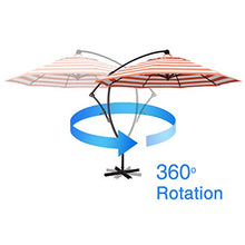 California Umbrella 9-Foot Offset Cantilever Patio Umbrella Macaw