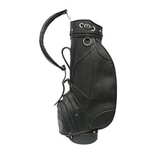 Piel Leather Deluxe 9in Golf Bag Black