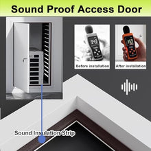 20x20 24x28 24x36 32x48 28x32 Inch Wall Access Door, Large Metal Inspection Hatch Gate for Ceilings, Electrical, Plumbing, Lockable Drywall Hole Cover Plate(White Frame,28"x48")