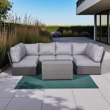 callmego Premium All-Weather Wicker Outdoor Sofa Set with Thick Cushions for Patio, Deck or Balcony Seating