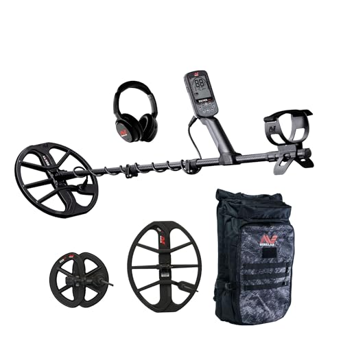 MINELAB Equinox 900 Bundle, Includes Metal Detector, EQX 15 Coil, and Backpack