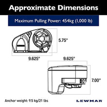 Lewmar Pro-Series 12V 700-Watt Horizontal Windlass Kit for Boats 20'-38' Multi