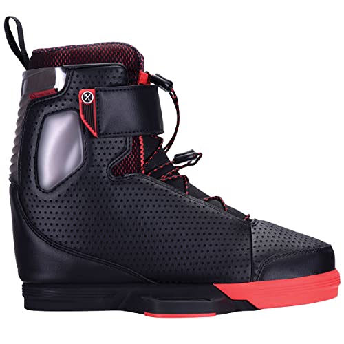 Hyperlite Riot Mens Wakeboard Bindings Black/Red (7-8)