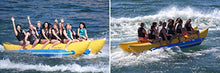 Island Hopper 10-Passenger Elite Class Side By Side Heavy Commercial Dual Directional Banana Boat Yellow