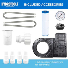 SWIMLINE HYDROTOOLS Model 76071 Sure-Flo Above-Ground Pool Cartridge Filter System - 70 Sq. Ft. Filtration Area, 0.9 THP, 4,500 GPH, 110V/60Hz Single Speed Pump for Pools up to 19,000 Gallons