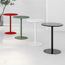 Fodalob 28.3in Height Indoor Outdoor Pub Bistro Table Round Dining Table, More Color(Matte Black,60x72cm)