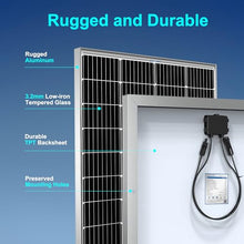 ACOPOWER Solar Panel 400W 24V, Monocrystalline High-Efficiency PV Module Power Charger for RV Caravan Marine Camper Rooftop Farm Battery and Off Grid(2 * 200W)