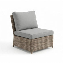Martha Stewart Lily Pond Modular Patio Sectional Center Seat, Gray