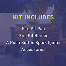American Fireglass SS-LCBKIT-N-60 Natural Gas 60" x 6" Linear Stainless Steel Drop-in Fire Pit Pan with Spark Ignition Kit