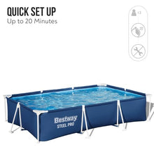 Bestway 9ft x 6.7ft x 26in Steel Pro Above Ground Pool, Metal Frame