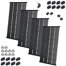 Fenix Pool Solar Sun Value Solar Pool Heater DIY Kit Black