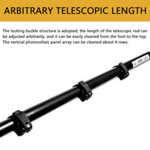 Ostreemaner Solar Photovoltaic Panel Cleaning Brush, Handheld Solar Cleaning Telescopic Rod-Adjustable Length, Double Brush Head (Spin), 40mm Telescopic Rod Diameter,Mains Power,5.5M