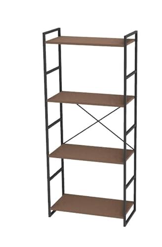 Bamworld Tall Plant Stand Indoor Tiered Wood-Metal Plant Shelf