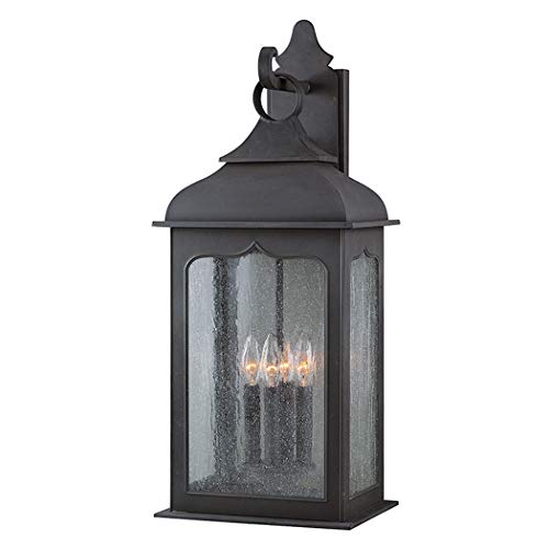 Troy Lighting Henry Street-4 Light Outdoor Wall Lantren-11 Inches Wide by 26.75 Inches High