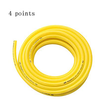 C/H 100M Reinforced PVC Garden Hose Yellow Green