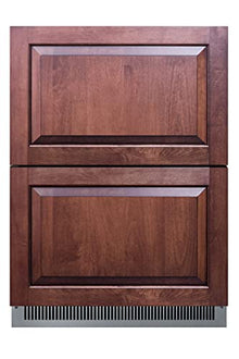 Summit 24” Two Drawer Refrigerator, Panel Ready* - ADRD24PNR