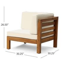 Christopher Knight Home Oana Love Seats Teak + Beige