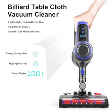 20kpa Cordless Vacuum Cleaner,240w Electric Pool Table Cloth Cleaner with 2 Adjustable Speeds,for Private Pool Rooms