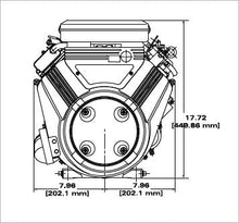 Briggs & Stratton 386447-0438-G1 Vanguard 23 HP 627cc Horizontal Shaft Engine