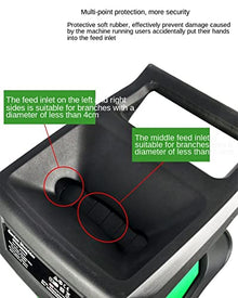 Eoweiot Electric Wood Leaf Branch Chipper Shredder 2400W Leaf Mulcher, Max.40mm Cutting Capacity 30M Power line