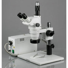 AmScope Digital Trinocular Stereo Zoom Microscope 3.35X-180X White