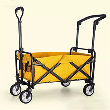 Portable Garden Carts Leisure Camping Wagon Beach Cart Folding Cart with Wheels Outdoor Shopping Carts Camping Fishing Trolley