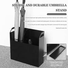 LMMIAMZ Patio Umbrella Stand, Simple Square Design, High Capacity with Water Tray, Ideal for Home Use, Easy Grip Handle, Outdoor Furniture Accessory (White)