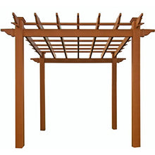 Vita Lakewood 6.5' x 6.5' Composite Pergola Cedar