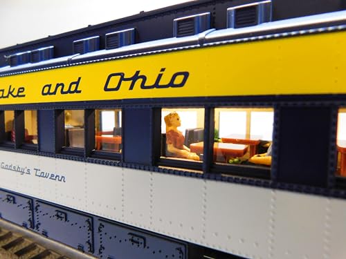 Lionel Chesapeake & Ohio STATIONSOUNDS Diner Car #965 O Gauge Multicolored