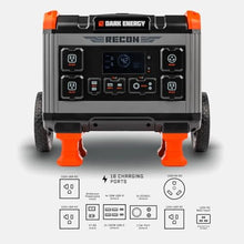 Dark Energy Recon 2000 Solar Generator Bundle with 200W Spectre Solar Panels | The Ultimate Off-Grid Portable Power Station with Scalable Solar | 2016Wh LiFePO4 Solar Generator with 11 Charging Ports