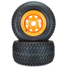 (2) Super Turf Tire Assemblies 24x12.00-12 Fits Scag Patriot Tiger Cat II 61" 481850