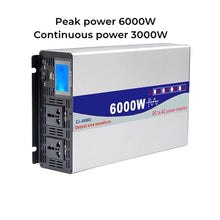 FORYON Inverter 12V 220V 6000W 8000W 24V 48V 60V 72V DC to 110V AC Pure Sine Wave Voltage Converter Power Solar Inverter L+E+D Display Universal(8000W,48V_120V(60HZ))