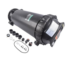 W3C12002 120 Sq.Ft Pool Filter Replacement Cartridge Compatible with Hayward StarClear Plus, Single Element Cartridge Filter System with Pressure Gauge & Drain Plug
