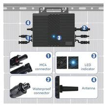 Solar Grid-tie Micro Inverter, 600W Home Solar Inverter