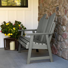 highwood Hamilton 4ft Dining Height Adirondack Bench, Coastal Teak