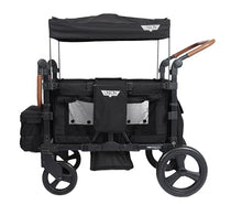 Keenz Duo Stroller Wagon with Canopy 4-Passenger Capacity Black