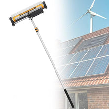 iumLeap Electric Cleaning Water Fed Brush Kit, with Adjustable Aluminum Pole, Solar Panel Cleaning Brush, Pv Panel Cleaner, Automatic Water Supply Cleaning Tool(Mains)