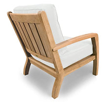 Douglas Nance Somerset Solid Teak Patio Deep Seating Club Chair w/Ottoman.2 (Natural)