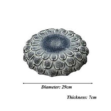 Retro Outdoor Stepping Stone, Creative Lotus Shape Decorative Stone For Garden Relief Carved Patterns Three-dimensional Fullness Lawn Paving Tiles Outdoor Courtyard Path Stone ( Color : 3PCS , Size :