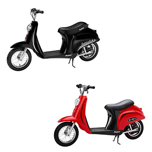 Razor Pocket Mod Miniature Euro Electric Scooters Red and Black