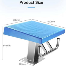 Wsexyy Pool Diving Platform, Heavy Duty Swimming Pool Diving Platform, Anti Slip Outside Inclined At 15° Diving Board for Swimming Pools, Load Capacity 440 Lbs/200kg for Current Pools and Competition