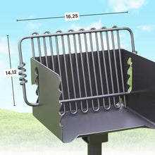 Pilot Rock Charcoal Grill - Park Style with Swivel - 3-Pack - Painted
