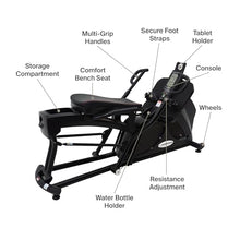 Inspire Fitness CR2.5 Cross Row Magnetic Rowing Machine Matte Black