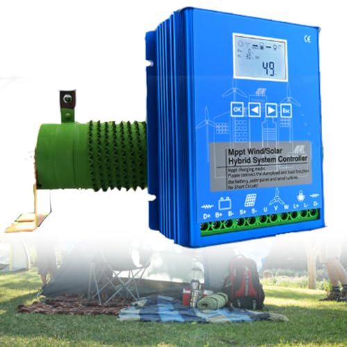 WEIMILOR 12000W-18000W Solar Controller Energy Windmill with Vertical Axis, Wind Turbine Generator Hybrid Charge Controller,18000W-48V