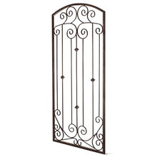 H Potter Garden Trellis 32" W x 6' Tall, Heavy Duty Iron Freestanding