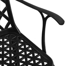 KDVXBCQJH 5 Piece Cast Aluminum Outdoor Bistro Set Patio Dining Furniture