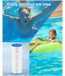 SamLng 4 Pack Swimming Pool Replacement Filter Cartridge, 80 Sq.Ft, Compatible with CCP320, PCC80, PCC80-PAK4, C-7470, FC-1976